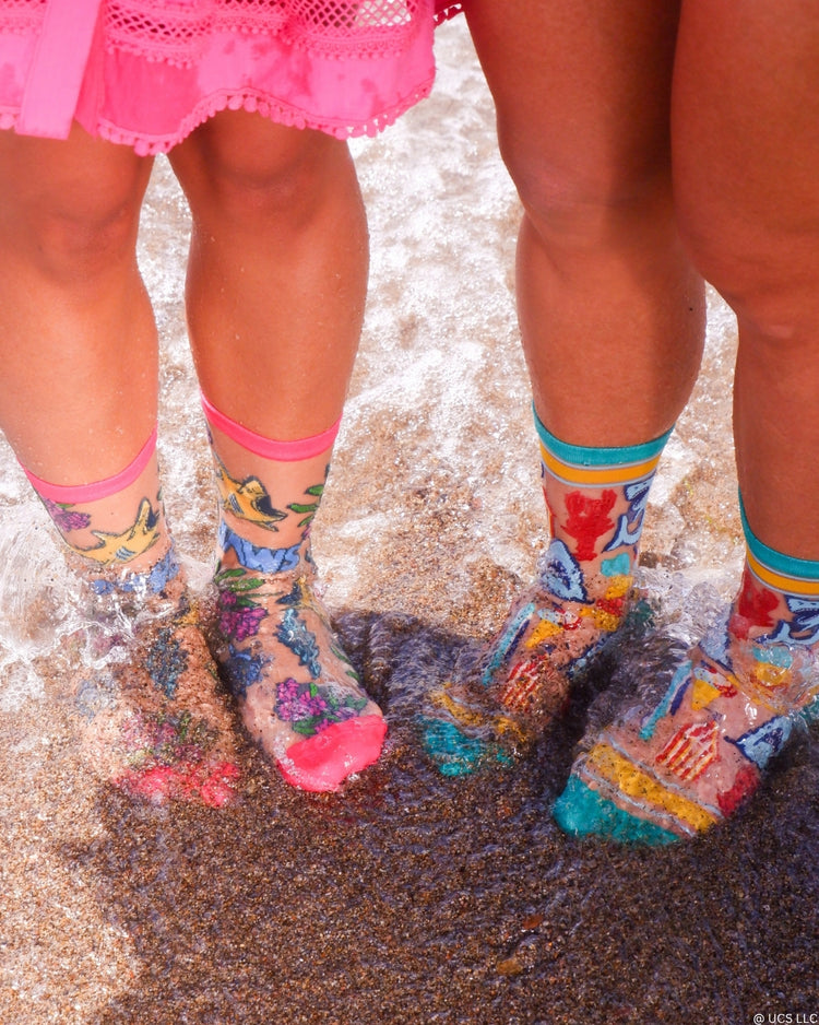 Sock Candy JAWS Sheer Socks Bundle Sheer Socks Fashion Socks Movie Socks Universal Studios Summer Socks