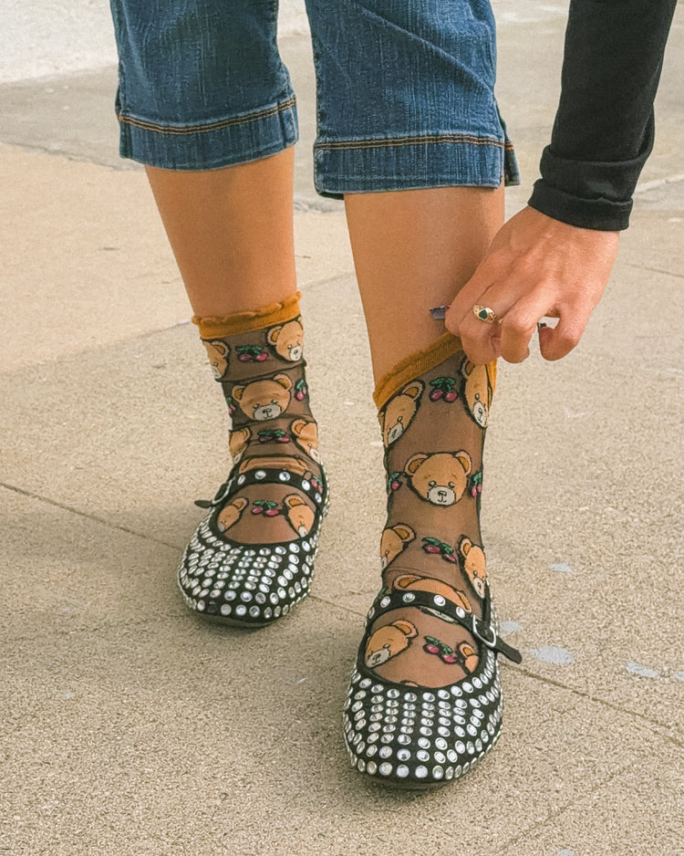 Beary Cute Sheer Socks Bundle 🧸