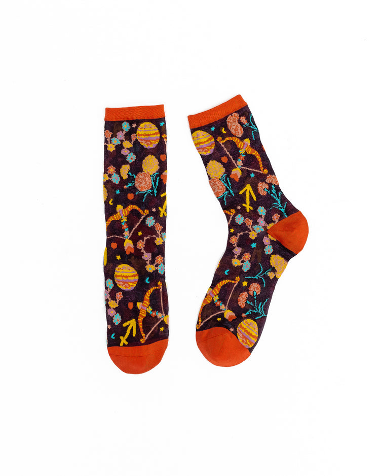 Sock Candy Zodiac Fire Signs Sheer Socks Bundle Sheer Socks Fashion Socks Zodiac Socks